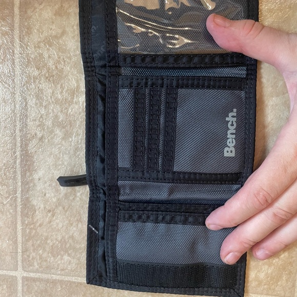 Mens nylon bench wallet - Picture 2 of 4